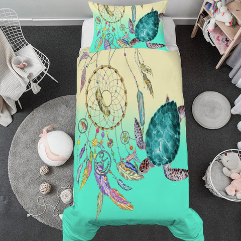 The Dreamcatcher and Sea Turtle Toddler Bed Set