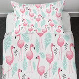 Flamingo Delight Toddler Bed Set