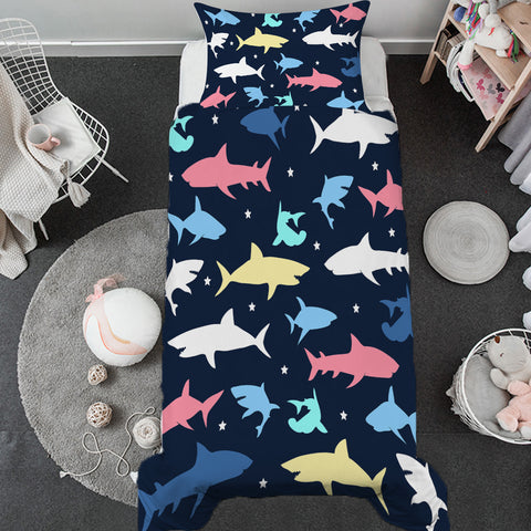 The Shark Disco Toddler Bed Set