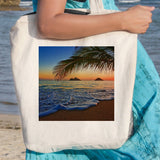 Tropical Sunset Beach Tote