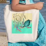 The Dreamcatcher and Sea Turtle Beach Tote