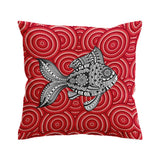 Tribal Fish Outdoor Cushion Cover