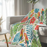 Classic Tropical Flannel Fleece Blanket