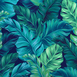 Tropical Leaves Cushion Cover