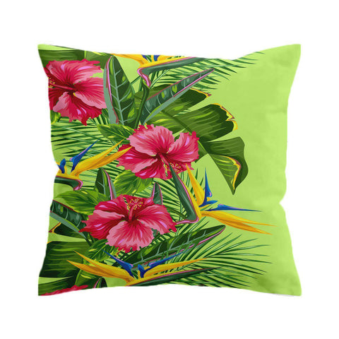 Tropical Weekend Green Outdoor Cushion Cover