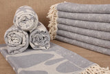 Grey Turtle Turkish Beach Towel