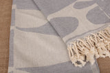 Grey Turtle Turkish Beach Towel