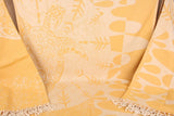 Mustard Turtle Turkish Beach Towel