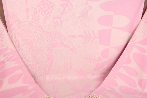 Pink Turtle Turkish Beach Towel