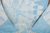 Turquoise Turtle Turkish Beach Towel