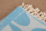 Turquoise Turtle Turkish Beach Towel