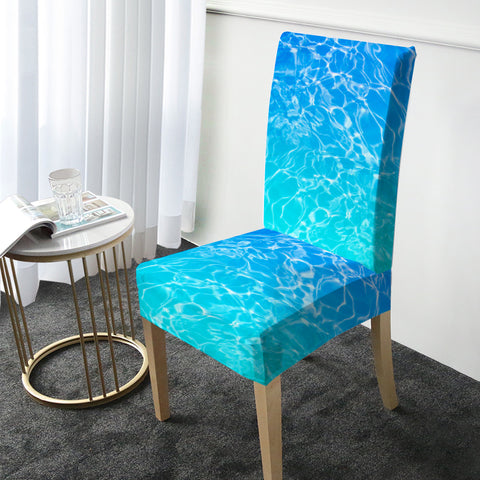 Turquoise Sea Chair Cover