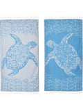 The Original Turquoise Turkish Turtle Beach Towel