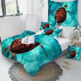 Sea Turtle Vibes Quilt Cover Set