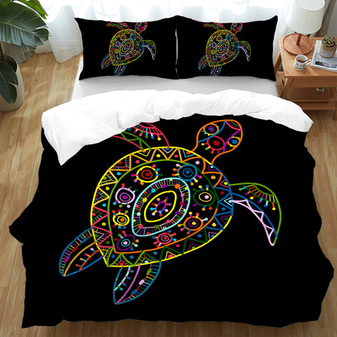 Tribal Turtle Doona Cover Set