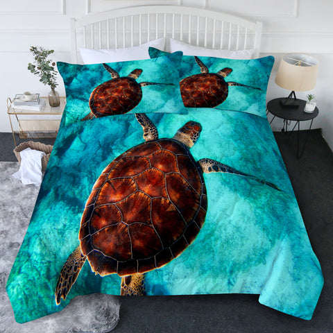 Sea Turtle Vibes New Quilt Set