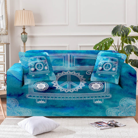 The Beach Bus Couch Cover