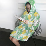 Pineapple Delight Wearable Blanket Hoodie