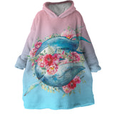 The Queen of Whales Wearable Blanket Hoodie