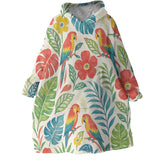 Classic Tropical Wearable Blanket Hoodie