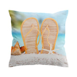 Yellow Flip Flops Outdoor Cushion Cover