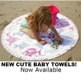 Be A Pineapple Round Beach Towel