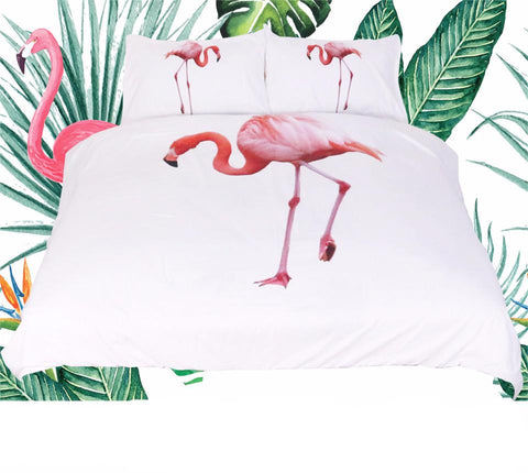 Pink Flamingo Doona Cover Set
