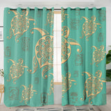 Turtles in Turquoise Curtains