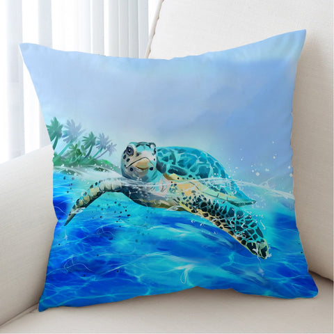 Sea Turtle Life Cushion Cover