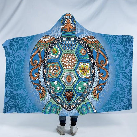 The Turtle Totem Cosy Hooded Blanket