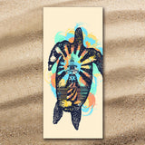 Sea Turtle Lighthouse Jumbo Towel