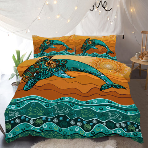 Dolphin Dreaming Doona Cover Set
