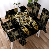 The Golden Turtle Tablecloth