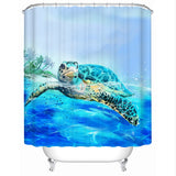 Sea Turtle Life Shower Curtain