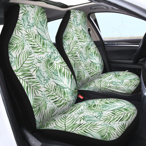 Tropical Palm Leaves Car Seat Cover