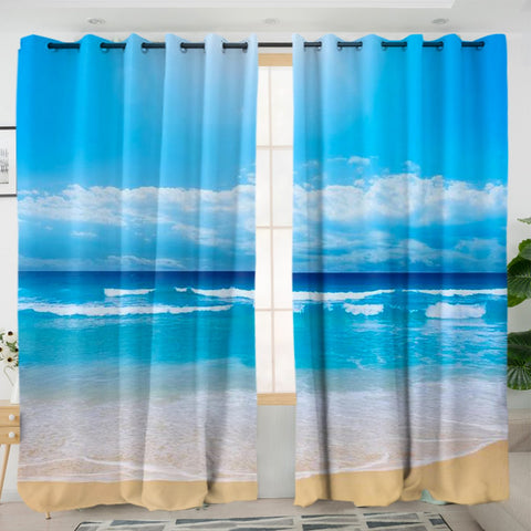 Peace of the Beach Curtains