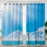 Into the Blue Curtains