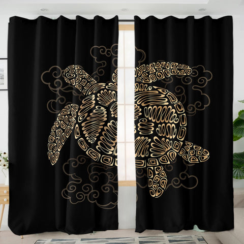 Shelly the Sea Turtle Curtains