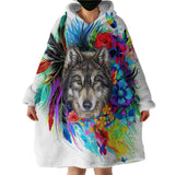 The Original Wolf Spirit Wearable Blanket Hoodie