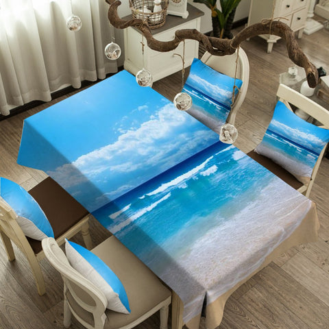 Peace of the Beach Tablecloth