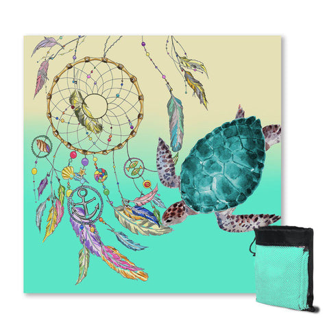 The Dreamcatcher and Sea Turtle Sand Free Towel