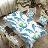 Dolphins Soul Fins Tablecloth