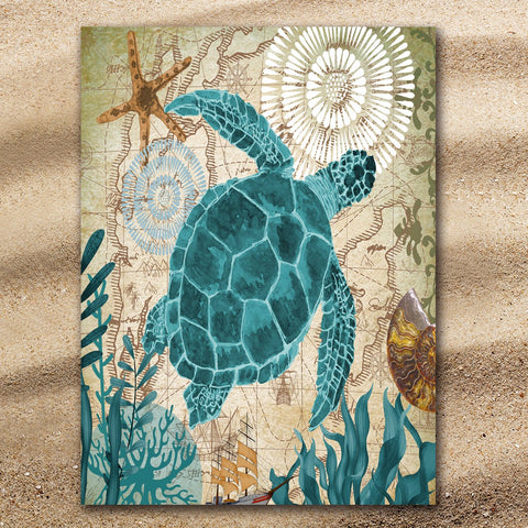 Sea Turtle Love Jumbo Towel
