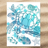 Sea Turtle Society Jumbo Towel