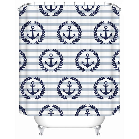 The Classic Nautical Shower Curtain