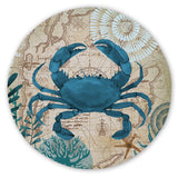 Crab Love Round Sand-Free Towel