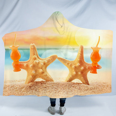 Starfish Friday Cosy Hooded Blanket