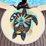 Sea Turtle Lighthouse Towel + Backpack