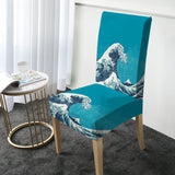 The Great Wave Chair Cover