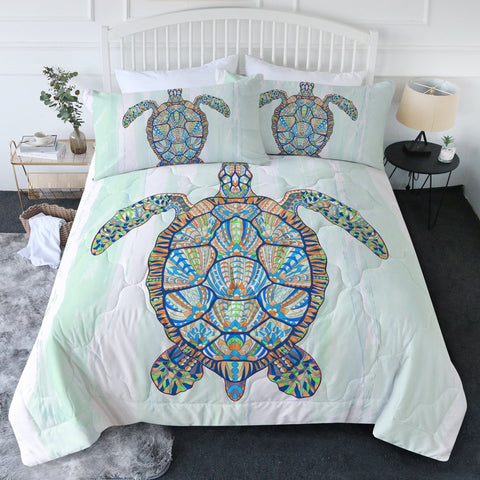 Ocean Turtle New Quilt Set